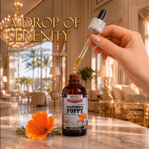 California Poppy (Eschscholzia californica) TRUE™ Tincture – Full-Spectrum Liquid Extract