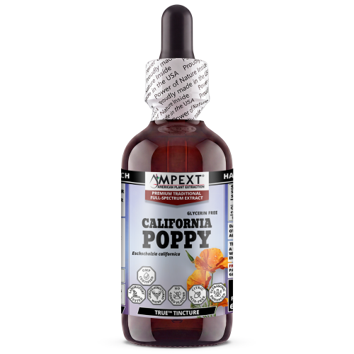California Poppy (Eschscholzia californica) TRUE™ Tincture – Full-Spectrum Liquid Extract