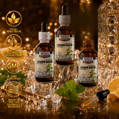Lemon Balm Glycerite (Melissa officinalis) – Alcohol-Free Flaxseed Glycerin Full-Spectrum Liquid Extract Lemon Balm Glycerite (Melissa officinalis) – Alcohol-Free Flaxseed Glycerin Full-Spectrum Liquid Extract