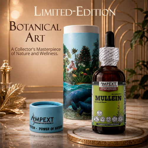 Mullein Leaf Glycerite (Verbascum thapsus) – Alcohol-Free Flaxseed Glycerin Full-Spectrum Liquid Extract