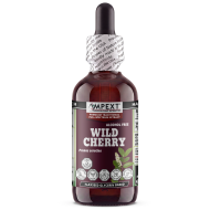 Wild Cherry Bark Glycerite (Prunus serotina) – Alcohol-Free Flaxseed Glycerin Full-Spectrum Liquid Extract