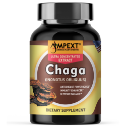 Chaga (Inonotus obliquus) Mushroom Extract, 90ct Chaga (Inonotus obliquus) Mushroom Extract, 90ct