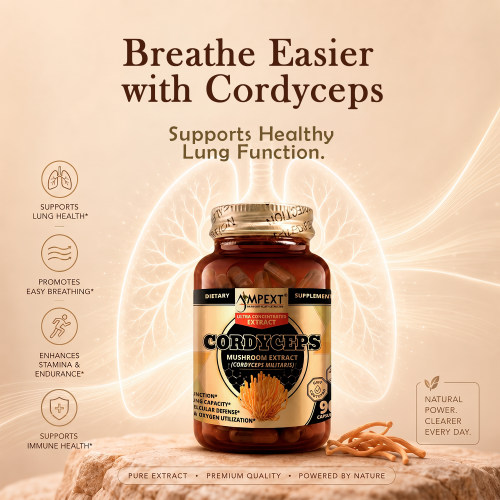 Cordyceps  (Cordyceps militaris) Mushroom Extract, 90ct