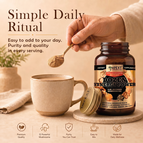 Dozen Synergy Power™ Mushroom Extract, 100g