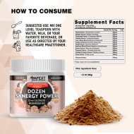 12-IN-1 Dozen Synergy Power™ Mushroom Extract, 100g 12-IN-1 Dozen Synergy Power™ Mushroom Extract, 100g