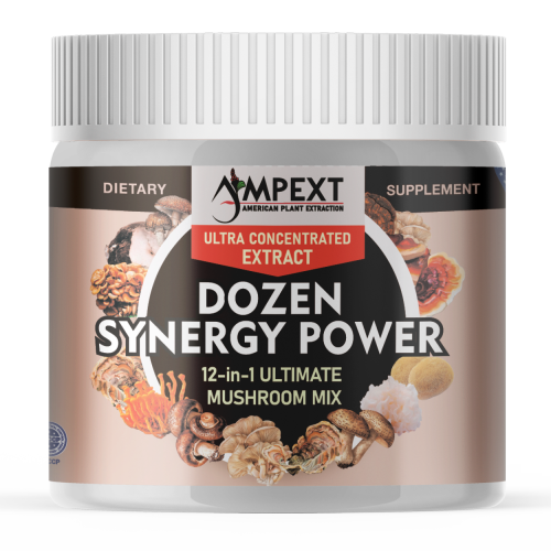 12-IN-1 Dozen Synergy Power™ Mushroom Extract, 100g