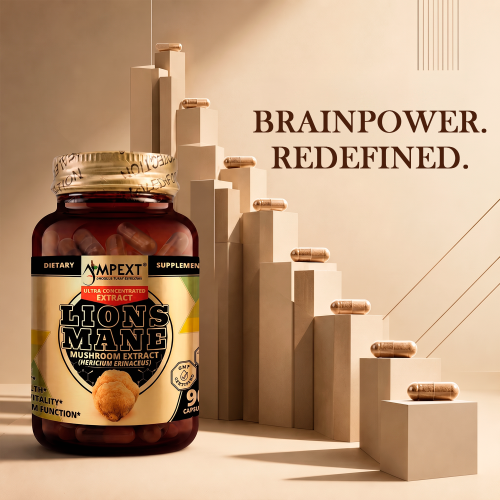 Lion’s Mane (Hericium erinaceus) Mushroom Extract, 90ct
