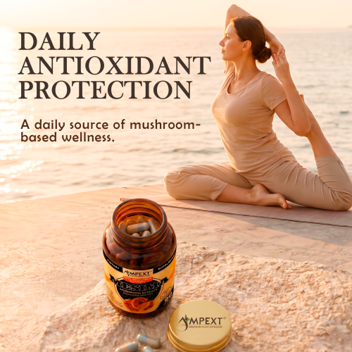 Mesima - Black Hoof (Phellinus linteus) Mushroom Extract, Extremly rich in Beta-Glucans - 30%, 90ct