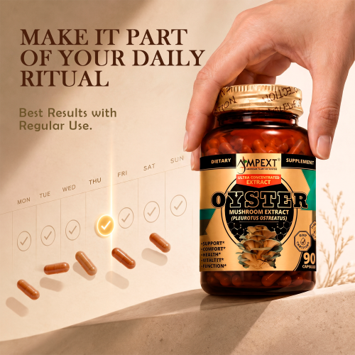 Oyster (Pleurotus ostreatus) Mushroom Extract, 90ct