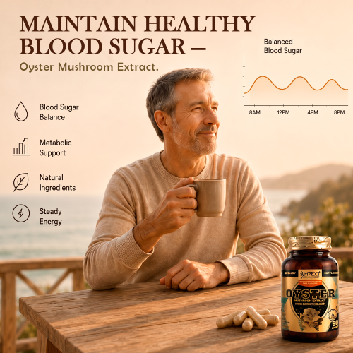 Oyster (Pleurotus ostreatus) Mushroom Extract, 90ct