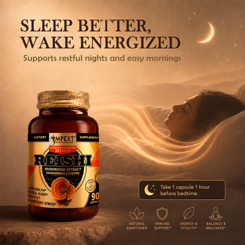 Reishi (Ganoderma lucidum) Mushroom Extract, 90ct