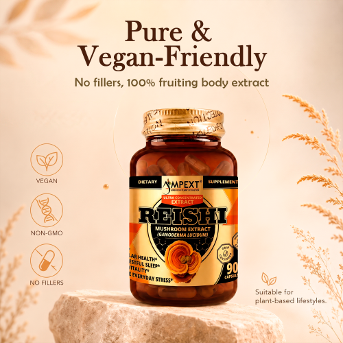 Reishi (Ganoderma lucidum) Mushroom Extract, 90ct
