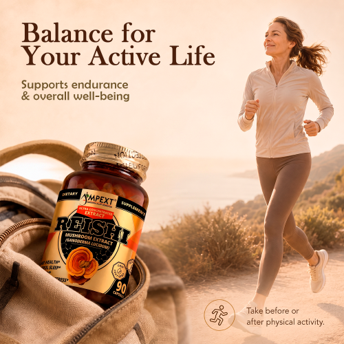 Reishi (Ganoderma lucidum) Mushroom Extract, 90ct