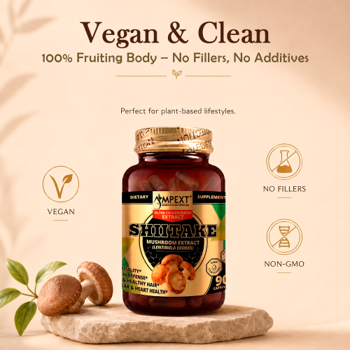Shiitake (Lentinula edodes) Mushroom Extract, 90ct