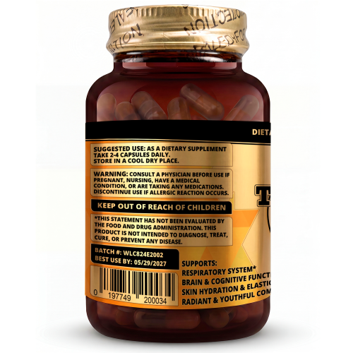 Tremella (Tremella fuciformis) Mushroom Extract, 90ct