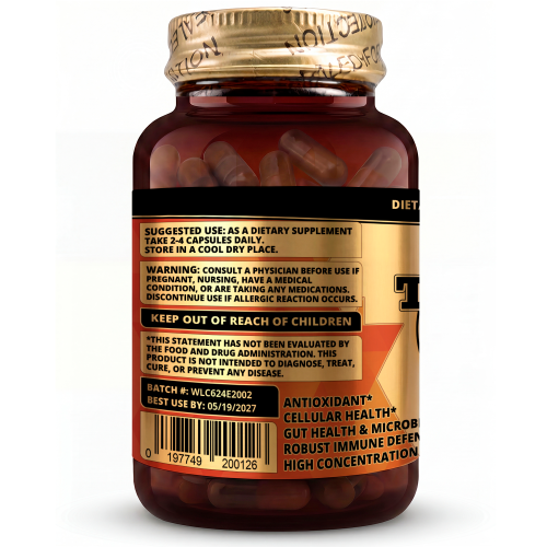 Turkey Tail (Trametes versicolor) Mushroom Extract, 90ct