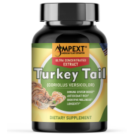 Turkey Tail (Trametes versicolor) Mushroom Extract, 90ct Turkey Tail (Trametes versicolor) Mushroom Extract, 90ct