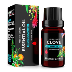 Clove (Syzygium aromaticum) 100% Essential Oil, Premium Grade, 10ml Clove (Syzygium aromaticum) 100% Essential Oil, Premium Grade, 10ml