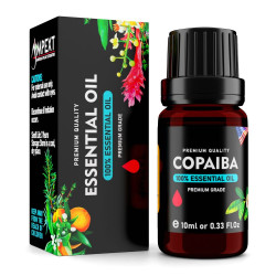 Copaiba (Copaifera officinalis) 100% Essential Oil, Premium Grade, 10ml Copaiba (Copaifera officinalis) 100% Essential Oil, Premium Grade, 10ml