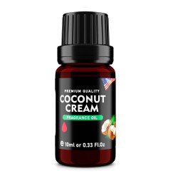 Coconut Cream Premium Fragrance Oil, 10ml Coconut Cream Premium Fragrance Oil, 10ml
