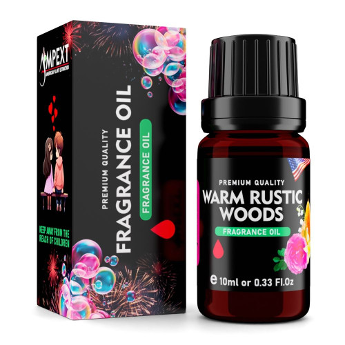 Warm Rustic Woods Premium Fragrance Oil, 10ml