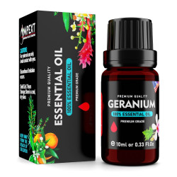 Geranium (Pelargonium graveolens) 100% Essential Oil, Premium Grade, 10ml Geranium (Pelargonium graveolens) 100% Essential Oil, Premium Grade, 10ml
