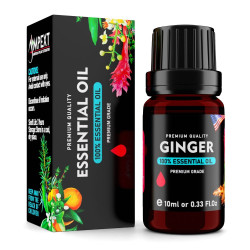 Ginger (Zingiber officinale) 100% Essential Oil, Premium Grade, 10ml Ginger (Zingiber officinale) 100% Essential Oil, Premium Grade, 10ml