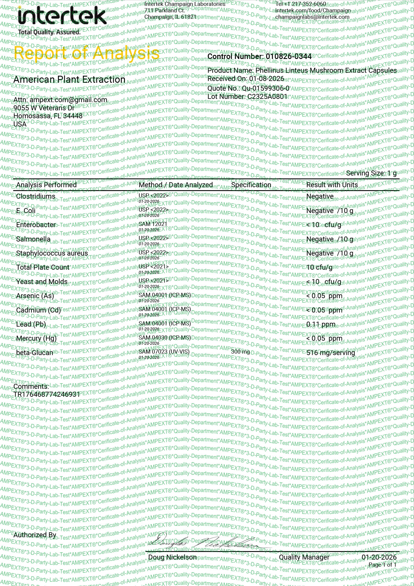 MESIMA - Phellinus Linteus Lab Tested Phellinus Linteus Benefits